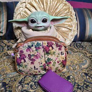 Patricia Nash Antique Rose Leather Chania Crossbody